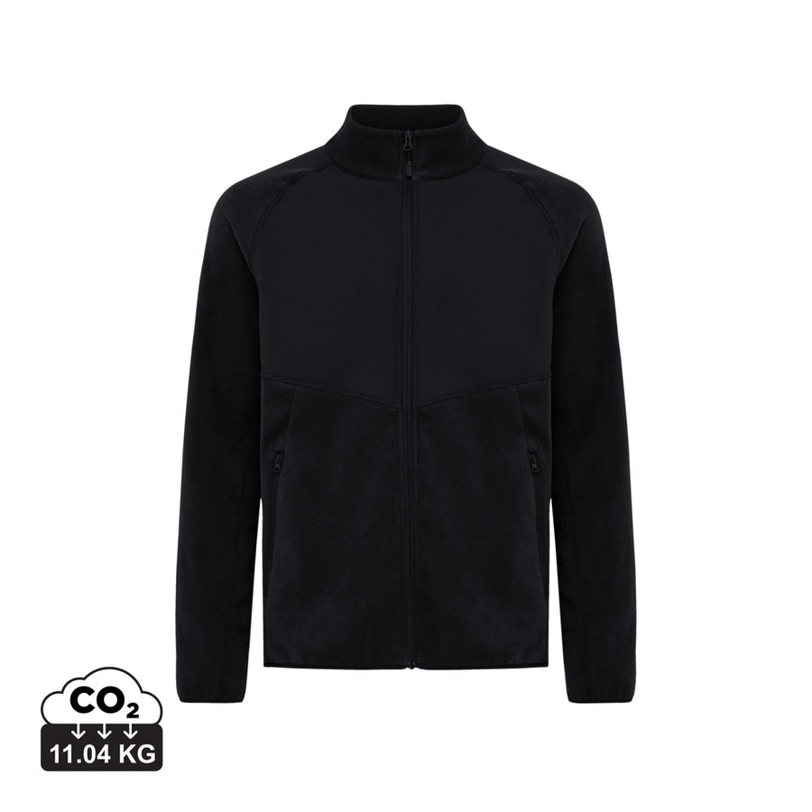 IQONIQ Talung genanvendt polyester microfleece med gennemgåe