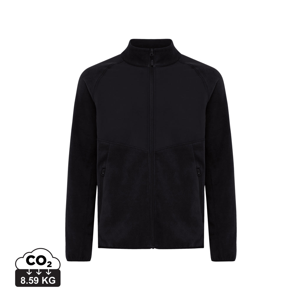 IQONIQ Talung genanvendt polyester microfleece med gennemgåe