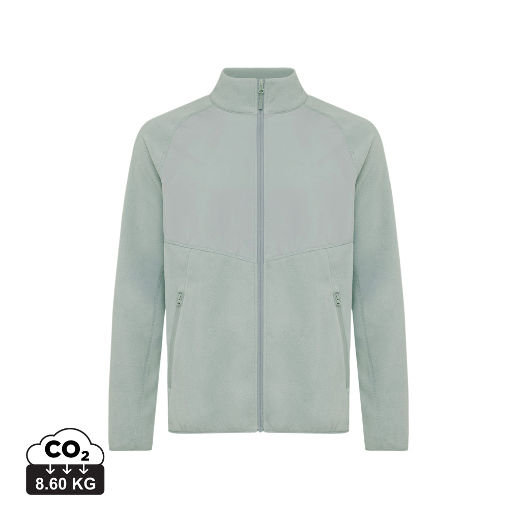 IQONIQ Talung genanvendt polyester microfleece med gennemgåe