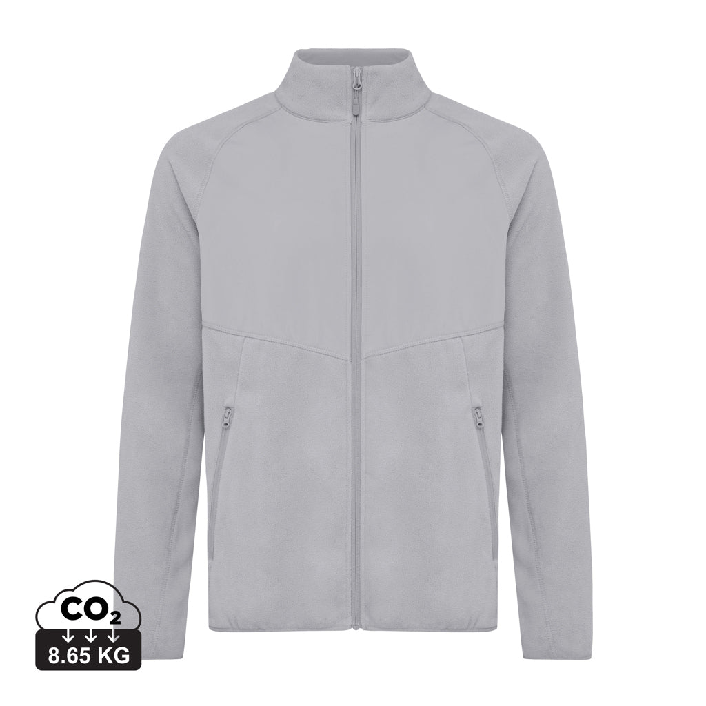 IQONIQ Talung genanvendt polyester microfleece med gennemgåe