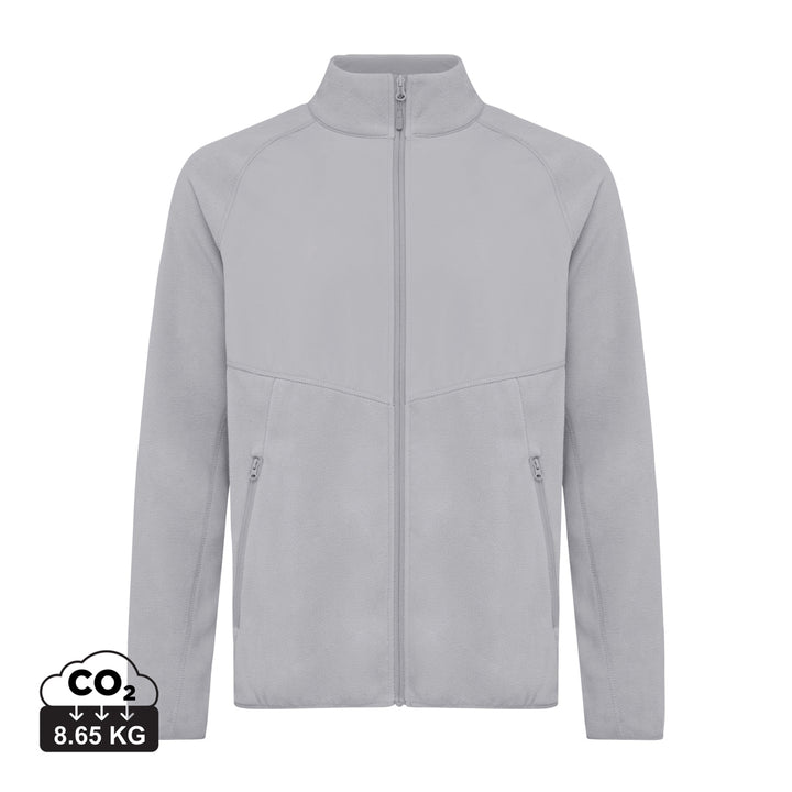 IQONIQ Talung genanvendt polyester microfleece med gennemgåe