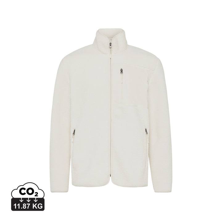 IQONIQ Diran fleece jakke af genanvendt polyester med luv