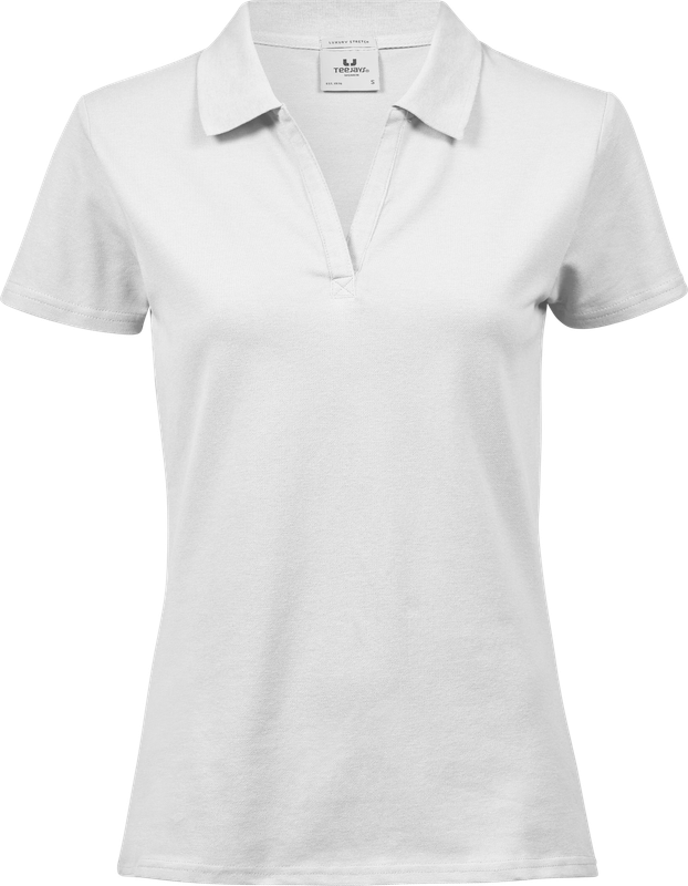 Women's Luxury Stretch V-Neck Polo