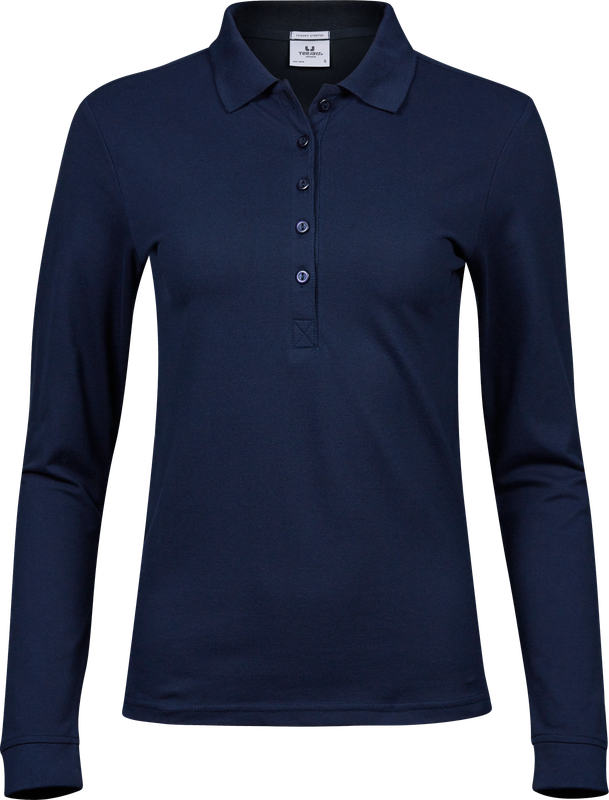 Women's Luxury Stretch Long Sleeve Polo