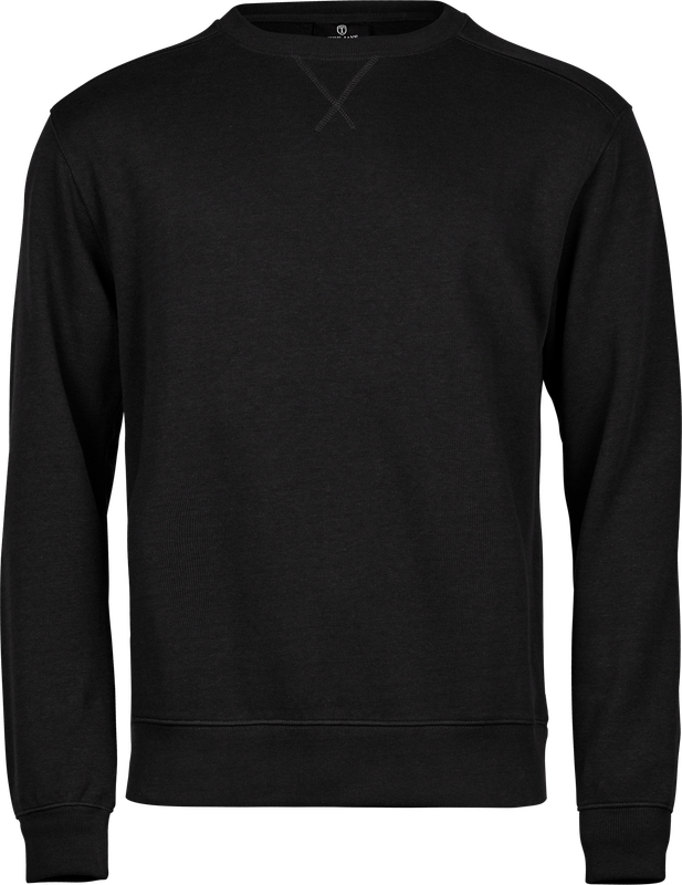 Ribbed Interlock Crew Neck