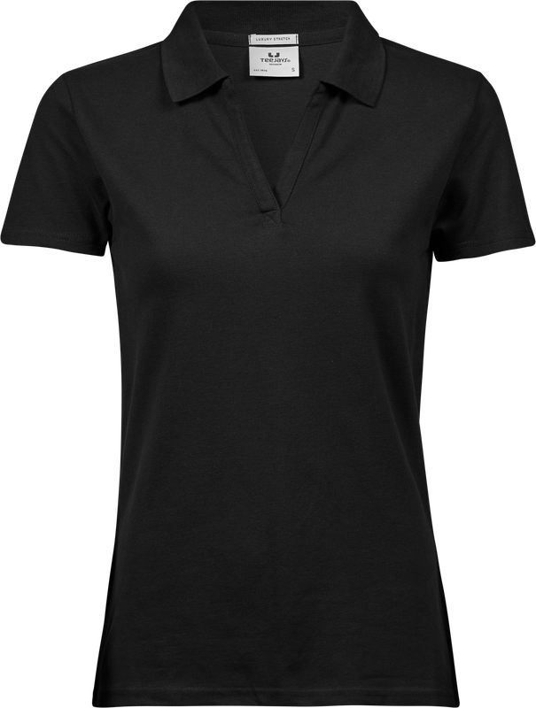 Women's Luxury Stretch V-Neck Polo