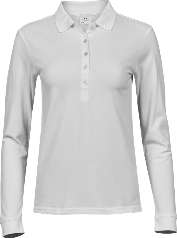 Women's Luxury Stretch Long Sleeve Polo