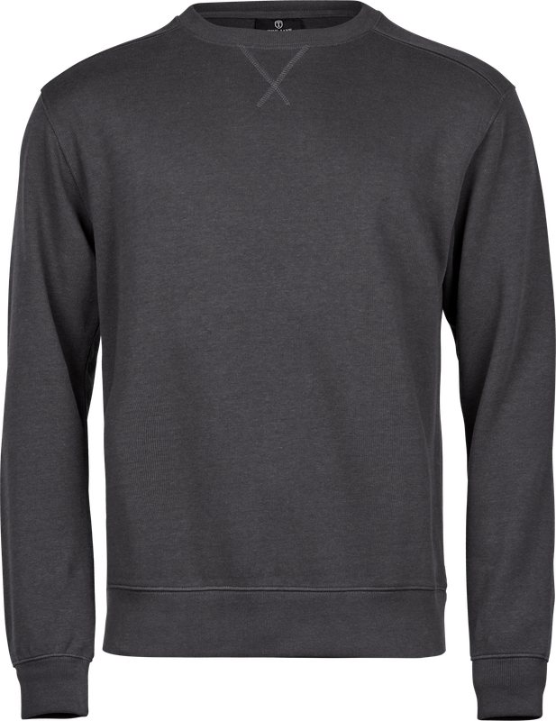 Ribbed Interlock Crew Neck