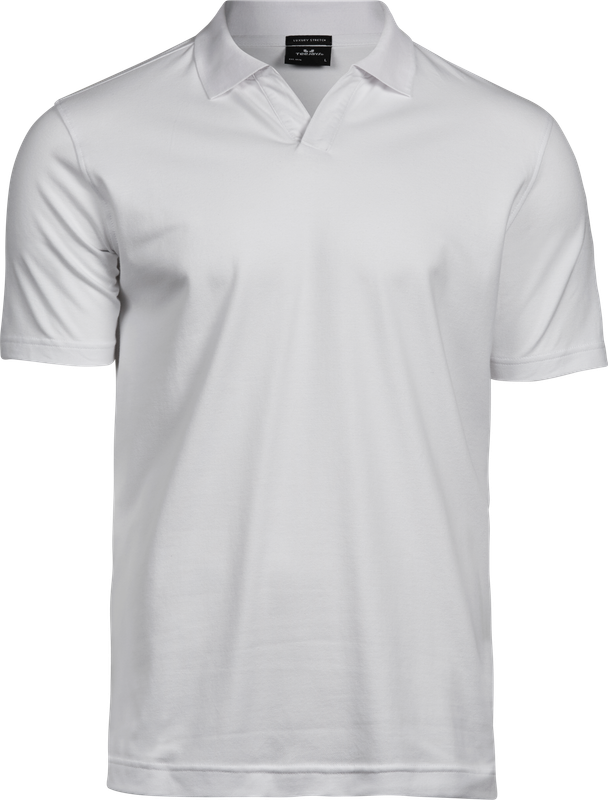 Luxury Stretch V-Neck Polo