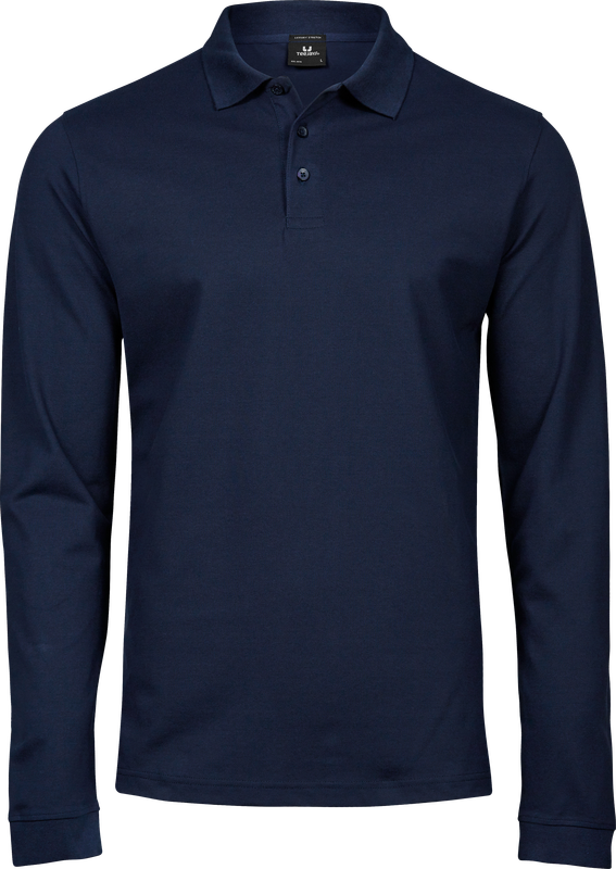 Luxury Stretch Long Sleeve Polo