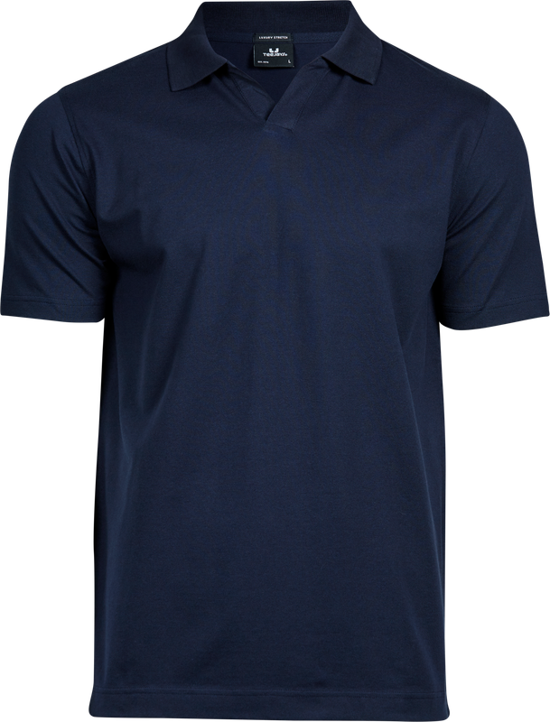 Luxury Stretch V-Neck Polo