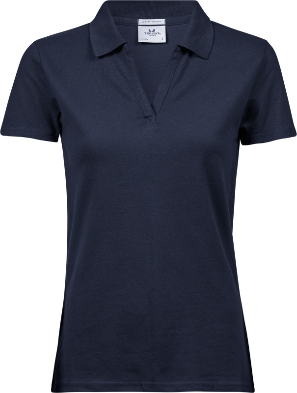 Women's Luxury Stretch V-Neck Polo