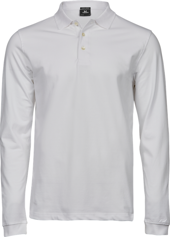 Luxury Stretch Long Sleeve Polo