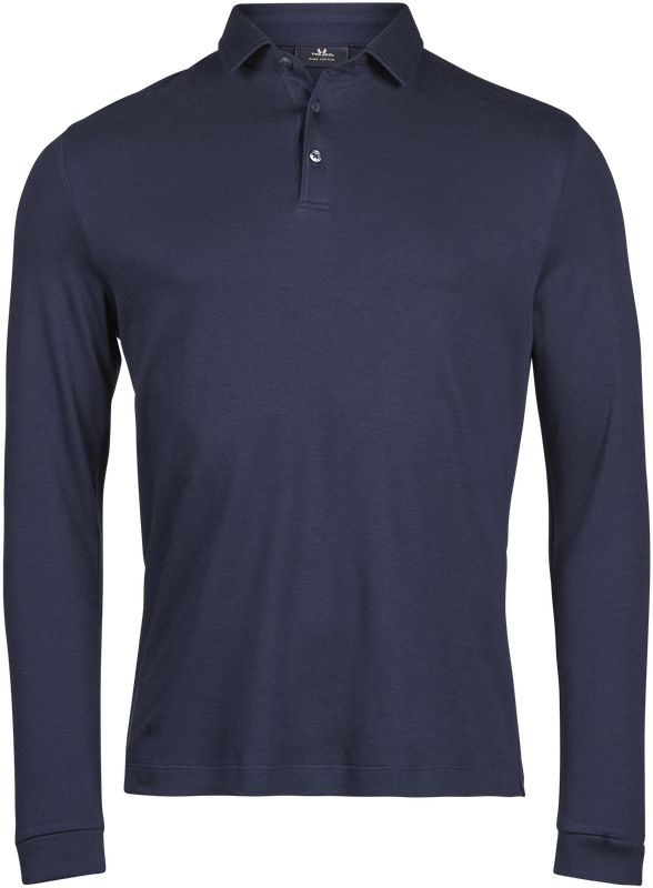 Pima Cotton Long Sleeve Polo