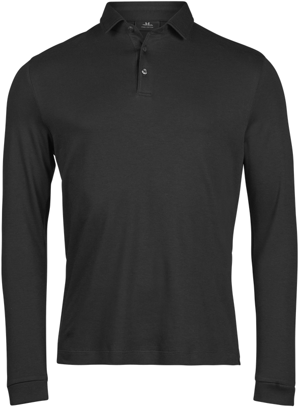 Pima Cotton Long Sleeve Polo