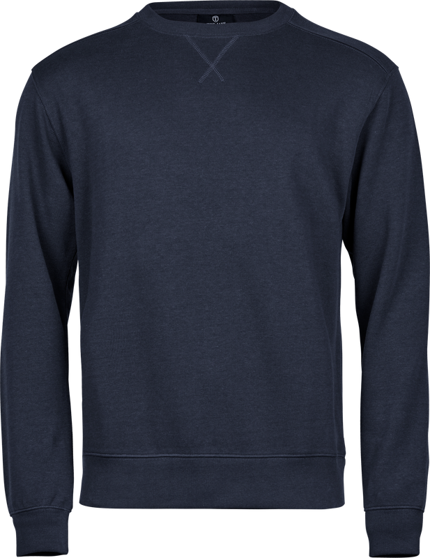 Ribbed Interlock Crew Neck