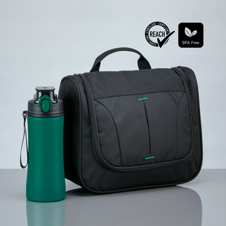 Primo Urban Set: cosmetic bag & water bottle 550 ml