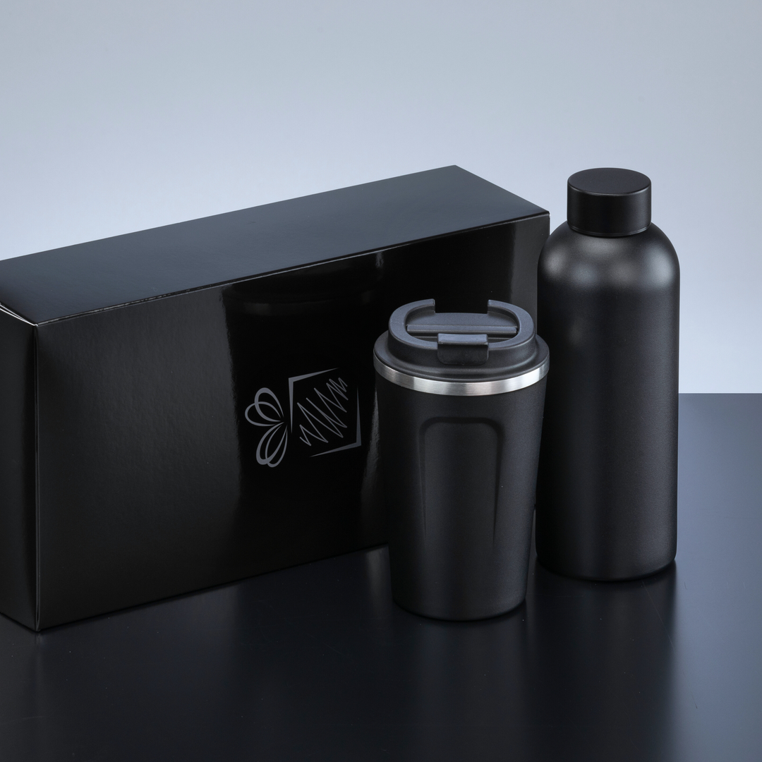 Nordic Set: thermal water bottle 500 ml & coffee mug 350 ml