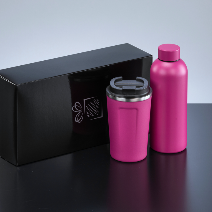 Nordic Set: thermal water bottle 500 ml & coffee mug 350 ml