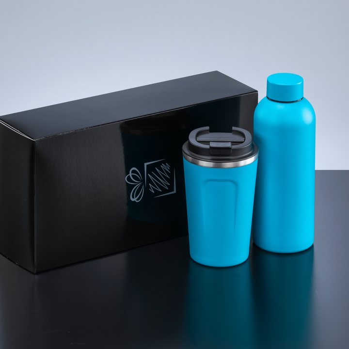 Nordic Set: thermal water bottle 500 ml & coffee mug 350 ml