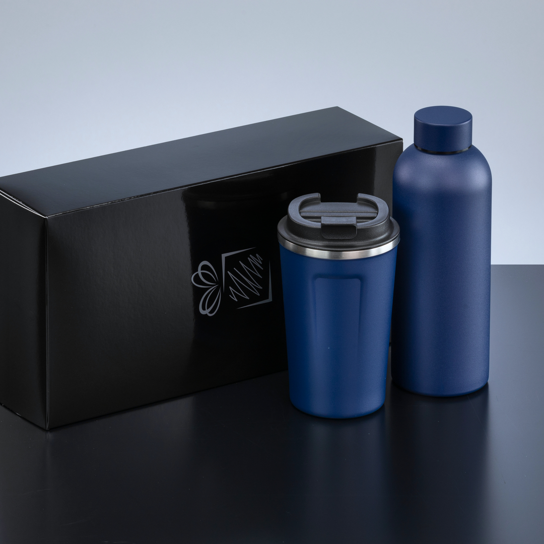 Nordic Set: thermal water bottle 500 ml & coffee mug 350 ml
