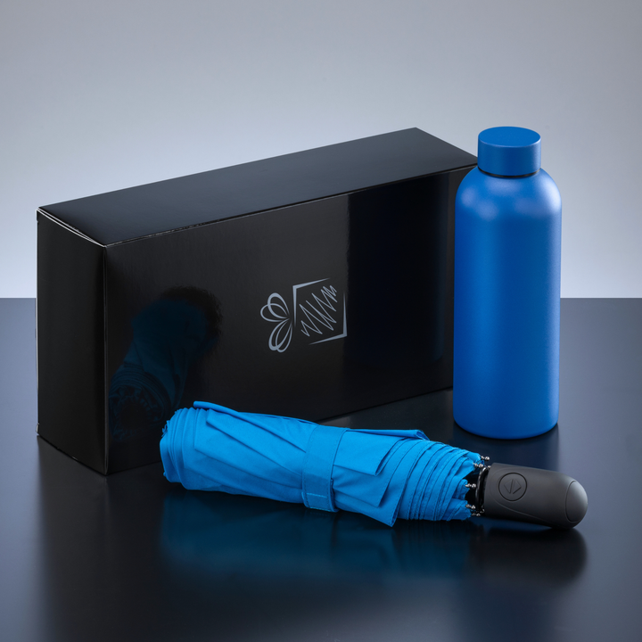 Active Set: thermal water bottle 500 ml & automatic umbrella