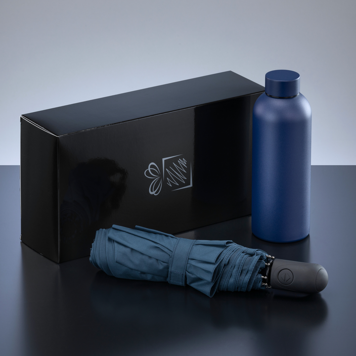 Active Set: thermal water bottle 500 ml & automatic umbrella