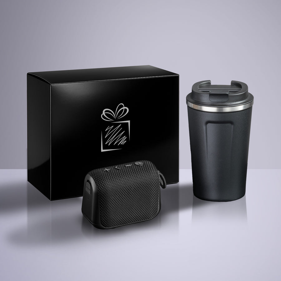 Everyday Set: Nordic thermal mug 350 ml & wireless speaker