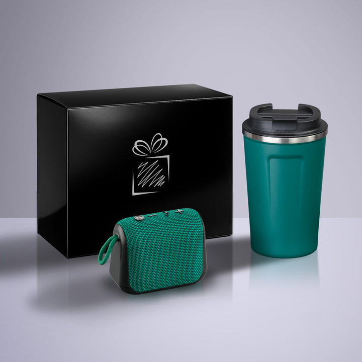 Everyday Set: Nordic thermal mug 350 ml & wireless speaker
