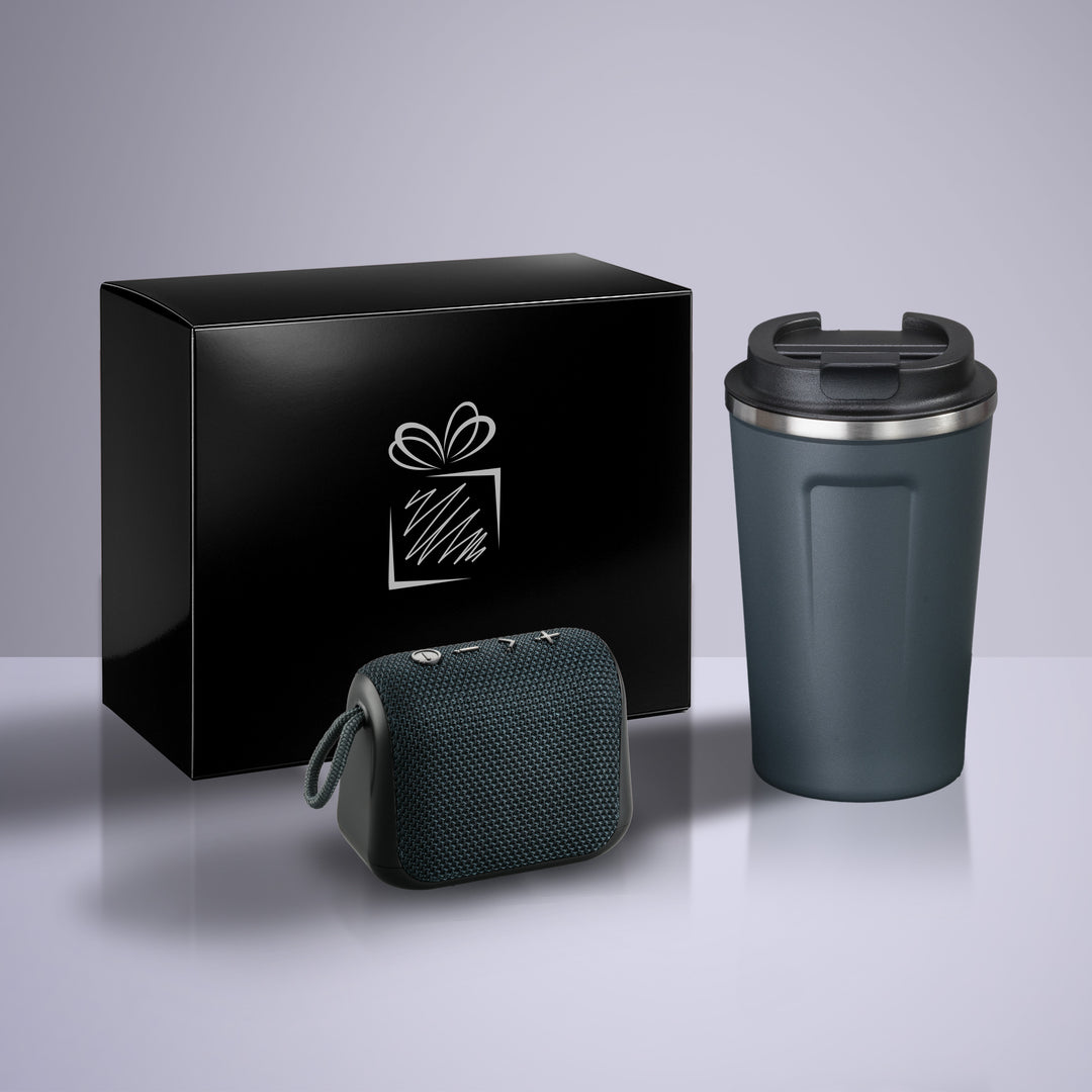 Everyday Set: Nordic thermal mug 350 ml & wireless speaker