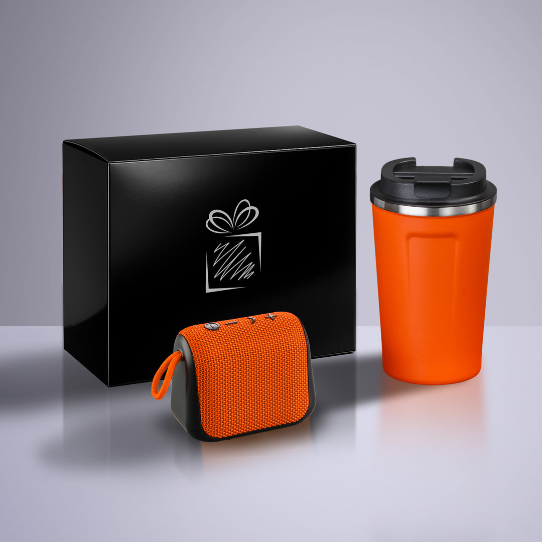 Everyday Set: Nordic thermal mug 350 ml & wireless speaker