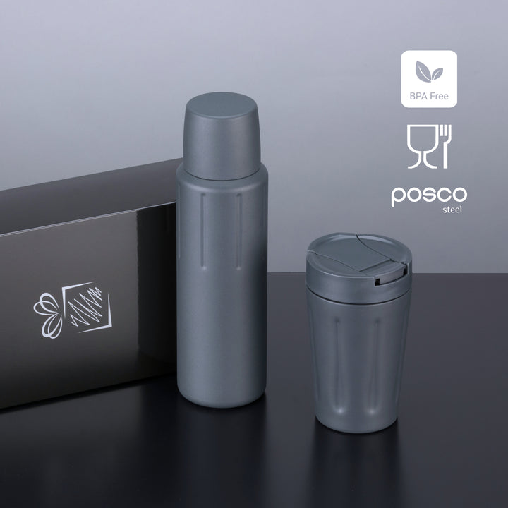 Scandic Set: Coffee Mug And Thermos