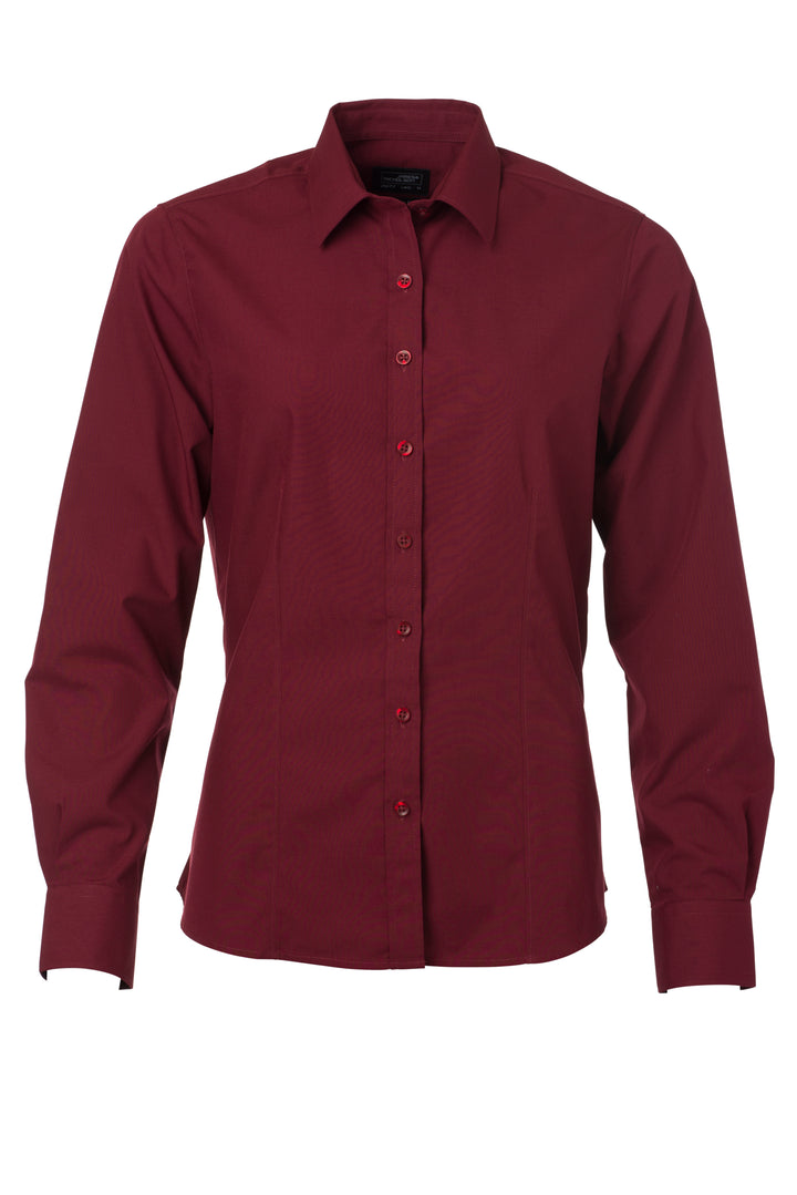 Ladies´ Shirt LSL Poplin