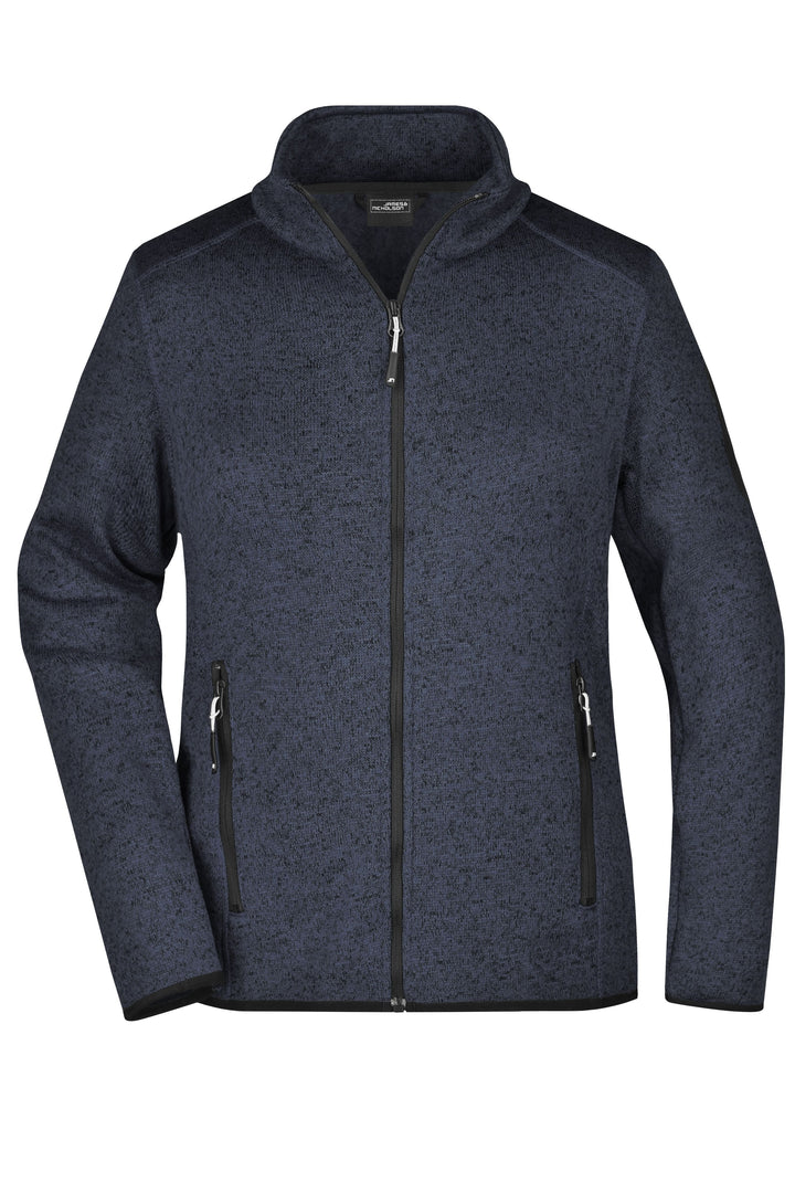 Ladies Knitted Fleece Jacket