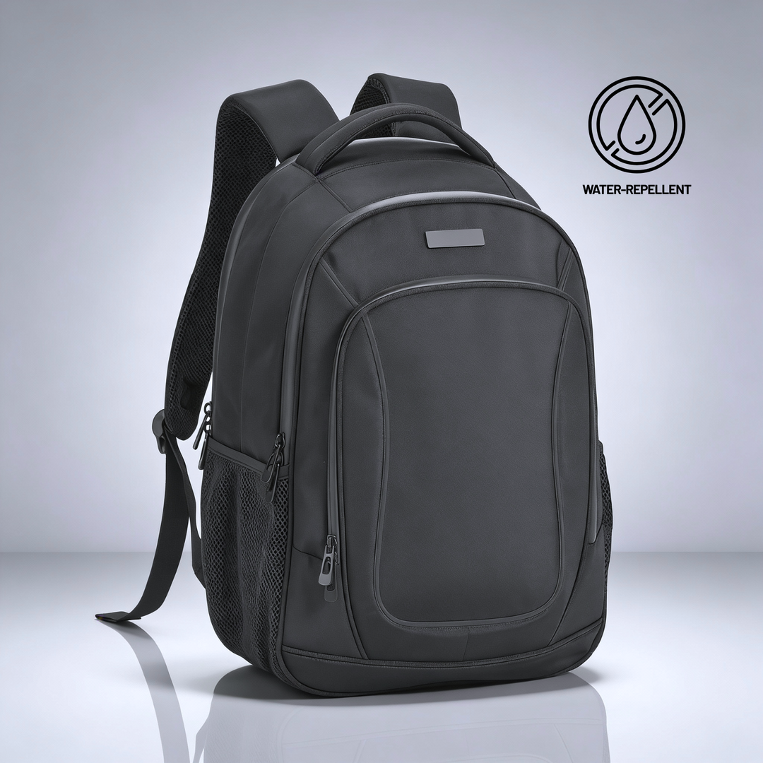 Dynamic three-compartment business backpack