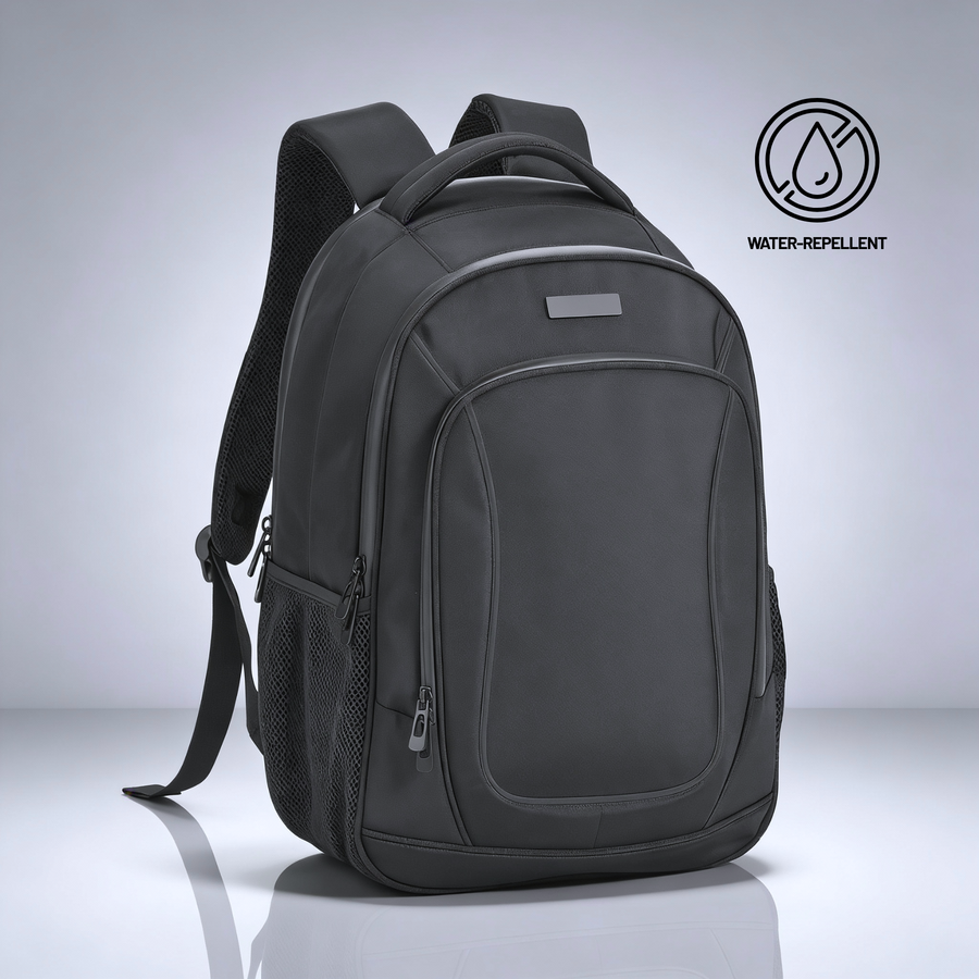 Dynamic three-compartment business backpack