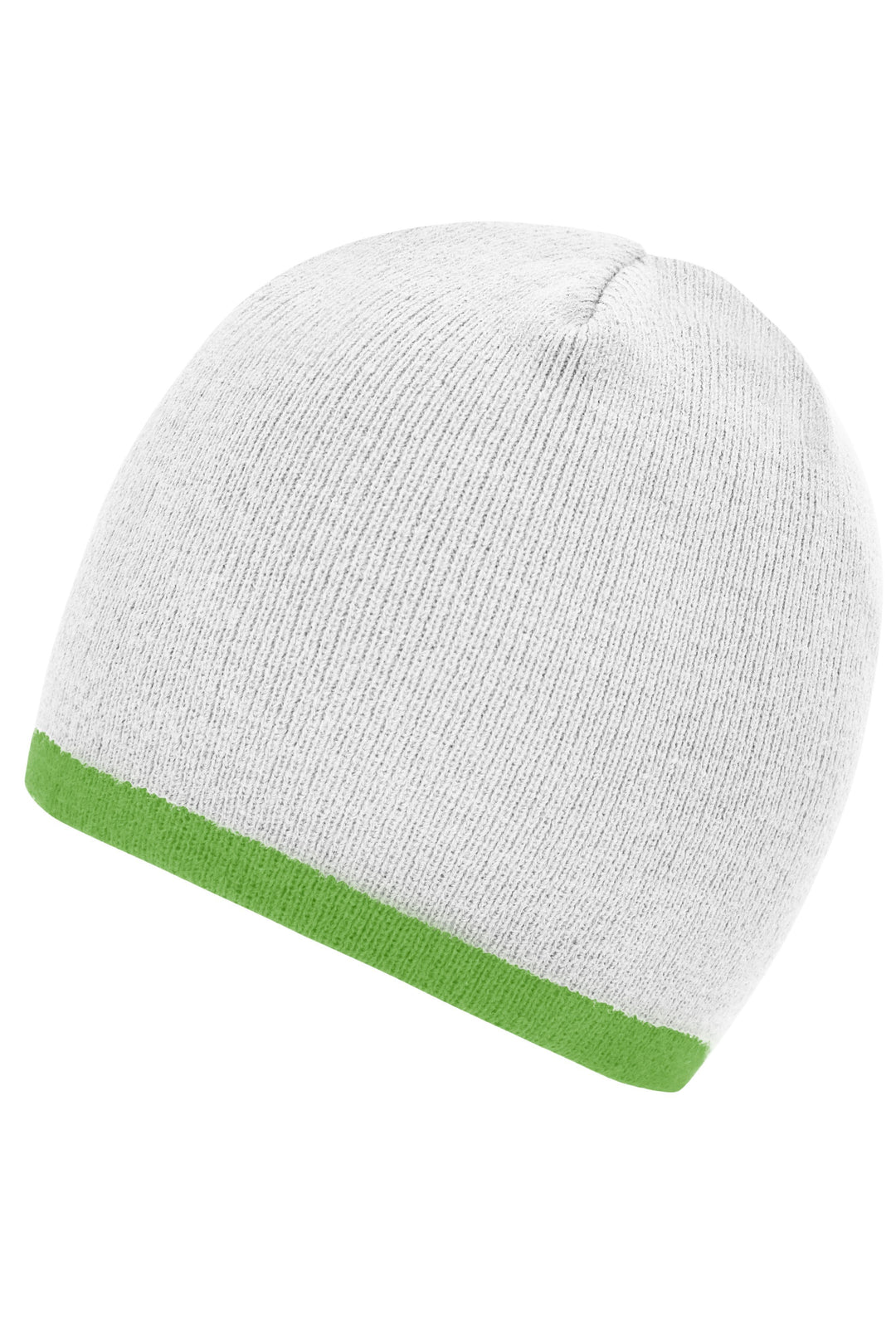 Beanie with contrasting border