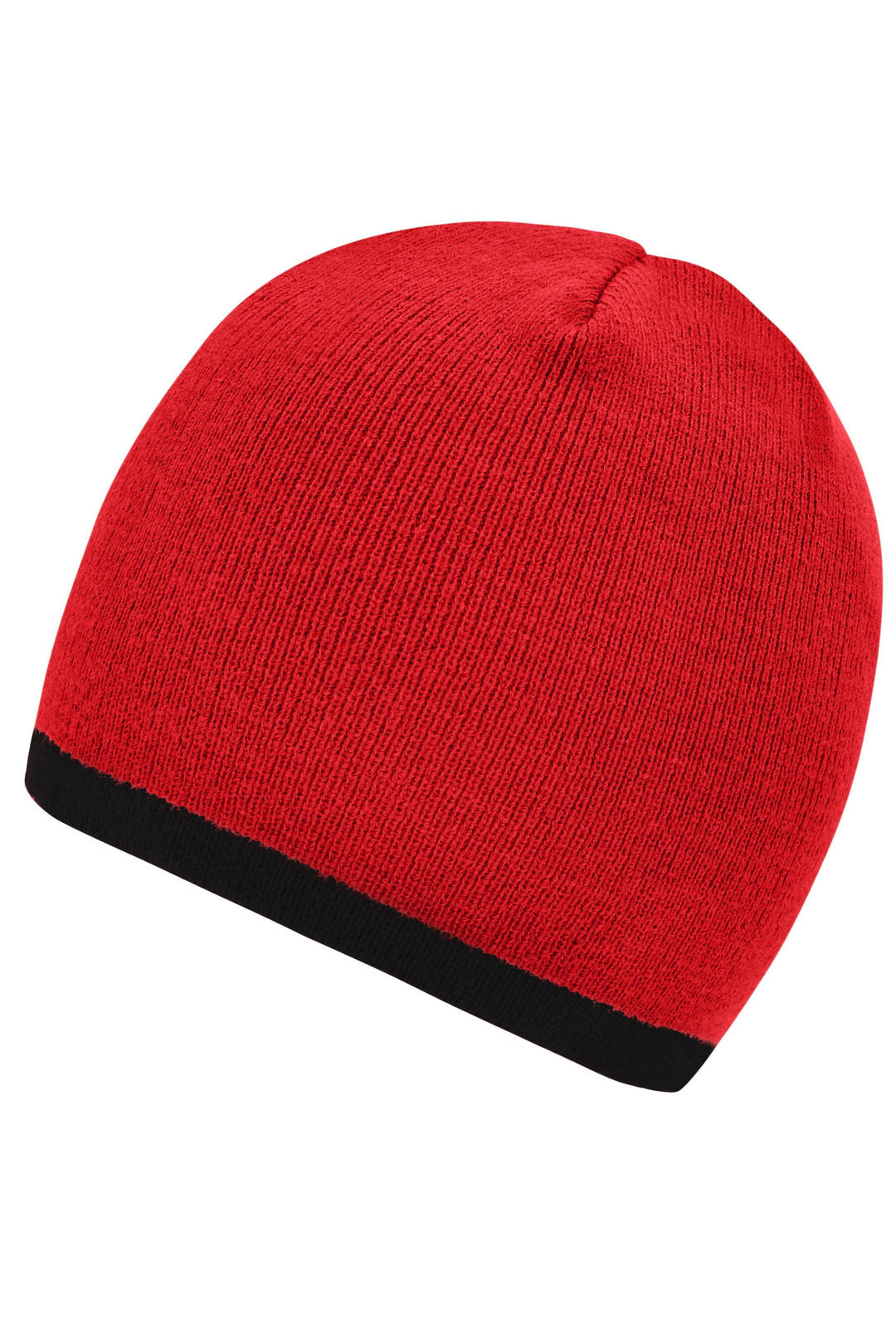 Beanie with contrasting border