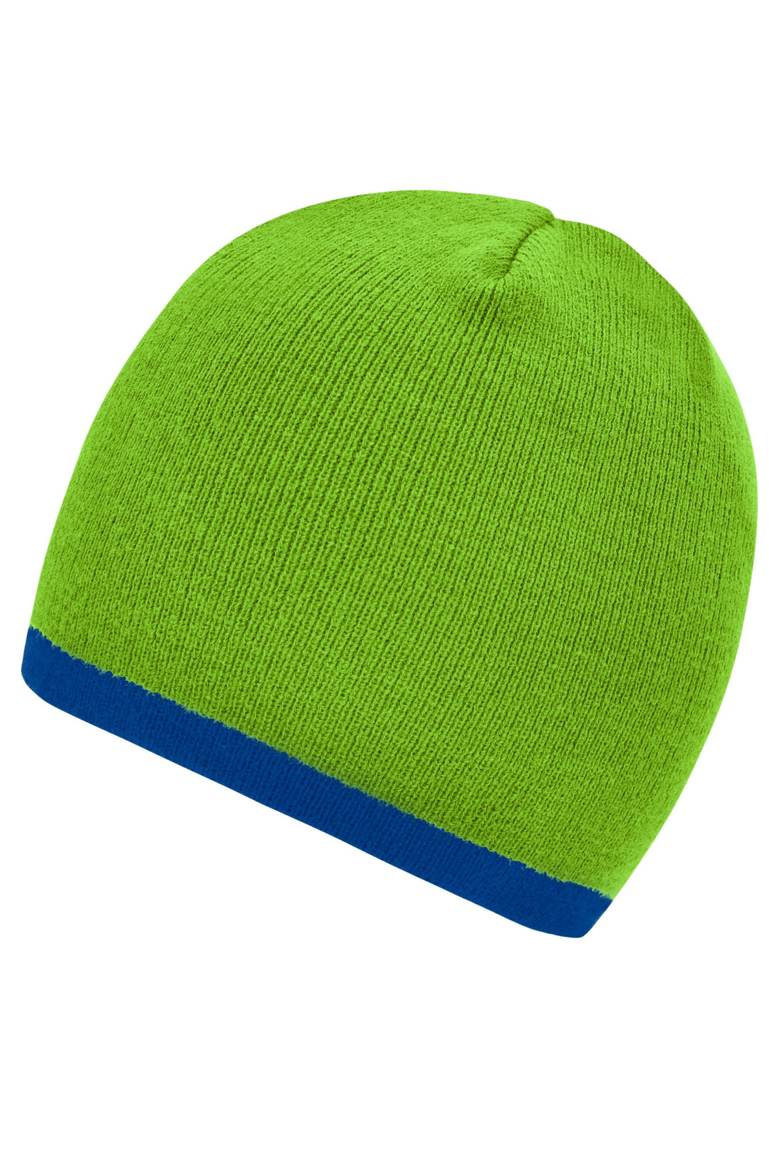 Beanie with contrasting border