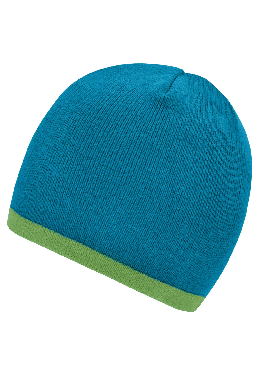Beanie with contrasting border
