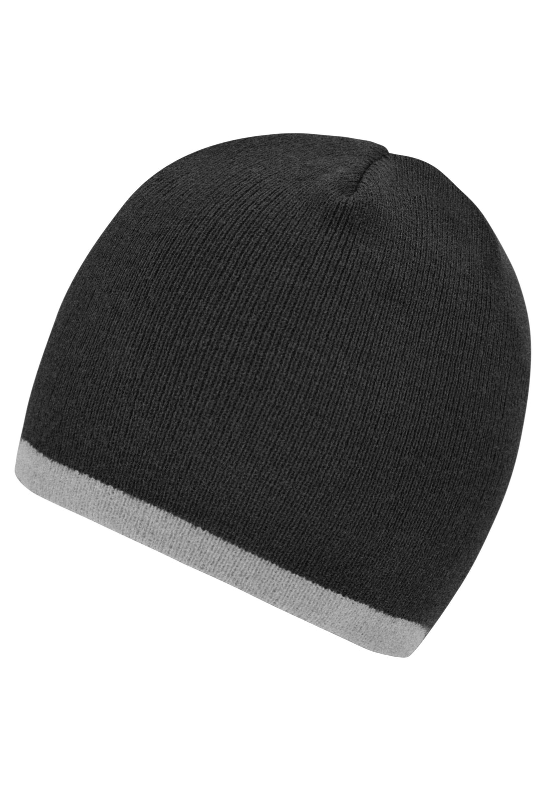 Beanie with contrasting border