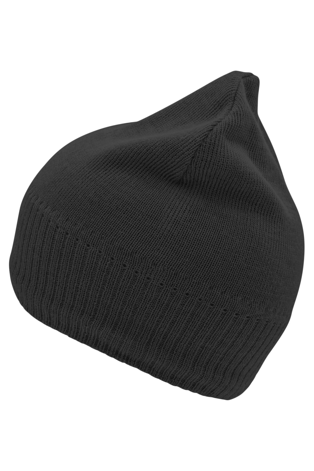 Knitted Beanie with Fleece In