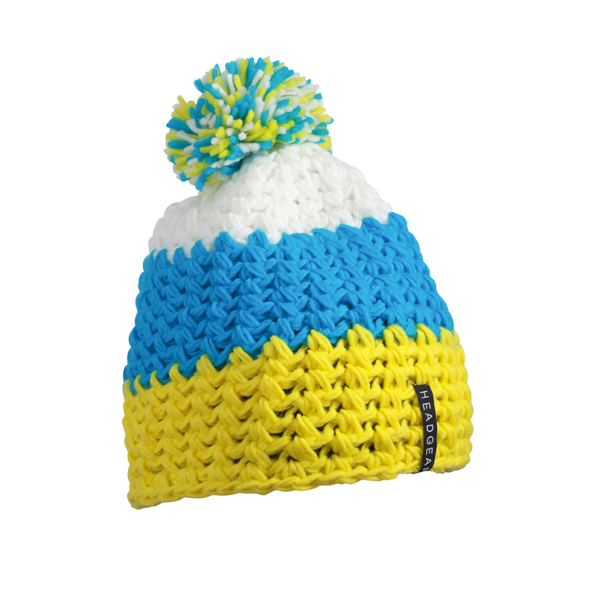 Crocheted Cap With Pompon