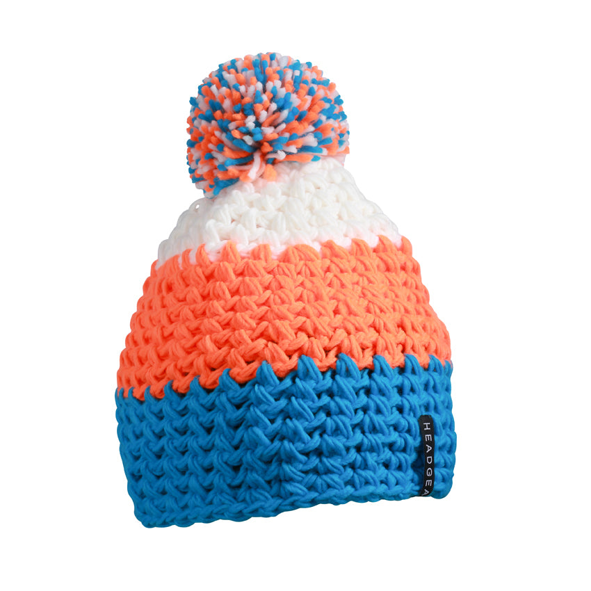 Crocheted Cap With Pompon