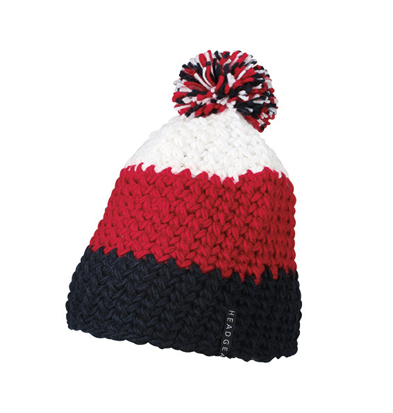 Crocheted Cap With Pompon