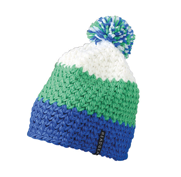 Crocheted Cap With Pompon