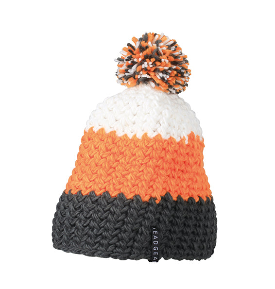 Crocheted Cap With Pompon