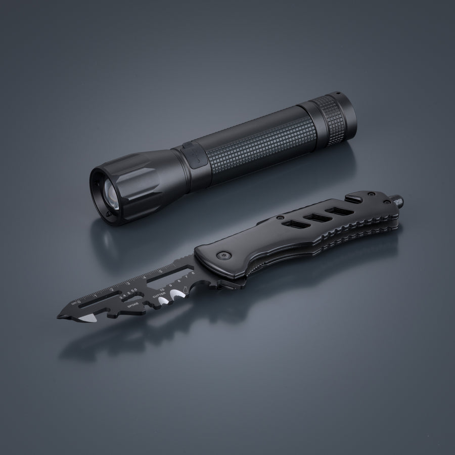 Optima Rescue Set: emergency tool & large flashlight