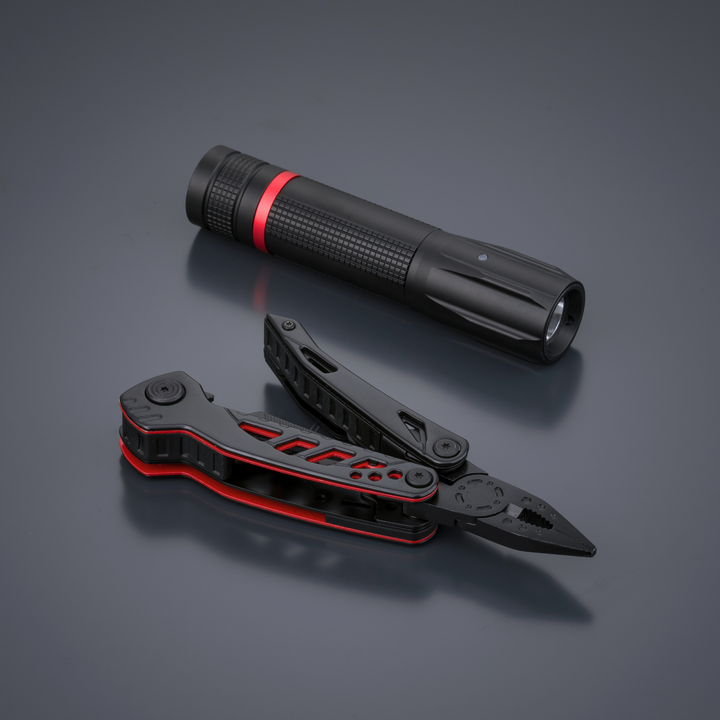 Optima Color set II: multitool & small flashlight