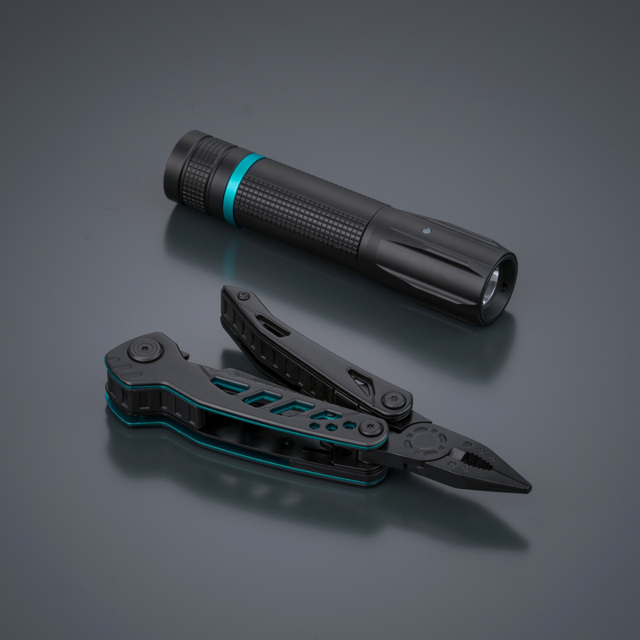 Optima Color set II: multitool & small flashlight